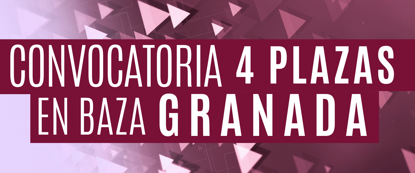 Convocatoria de 4 plazas de bombero en Granada