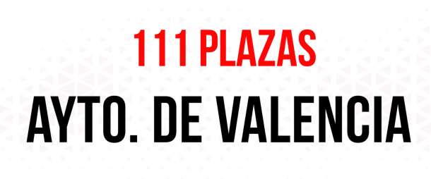 111 plazas en el Ayuntamiento de Valencia