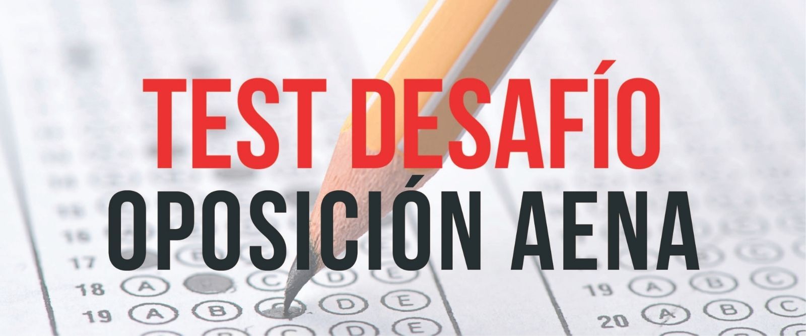 Test desafío oposición AENA 