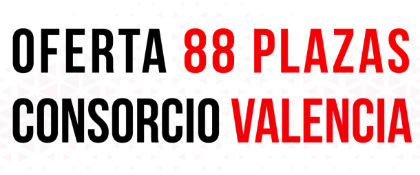 Oferta de 88 plazas de bombero Consorcio de Valencia