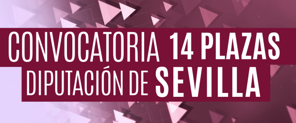 Convocatoria de 14 plazas de bombero/a Diputación de Sevilla