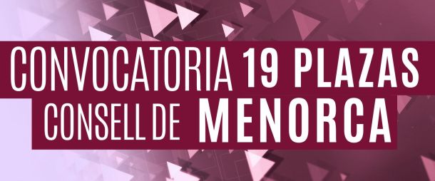 Convocatoria de 19 plazas bombero/a Consell Insular de Menorca