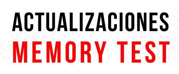 Nuevas preguntas tipo test y tarjetas de memoria - Actualización