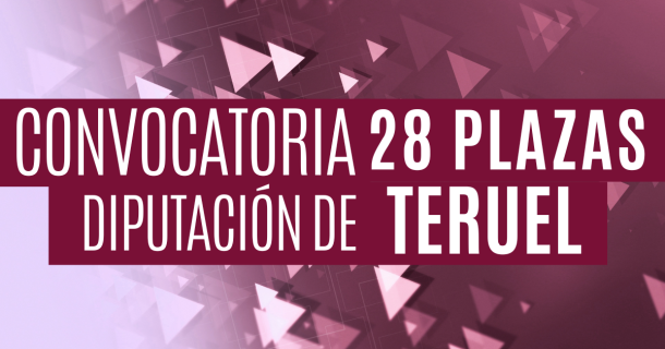 Convocatoria de 28 plazas de bombero/a en la Diputación Provincial de Teruel